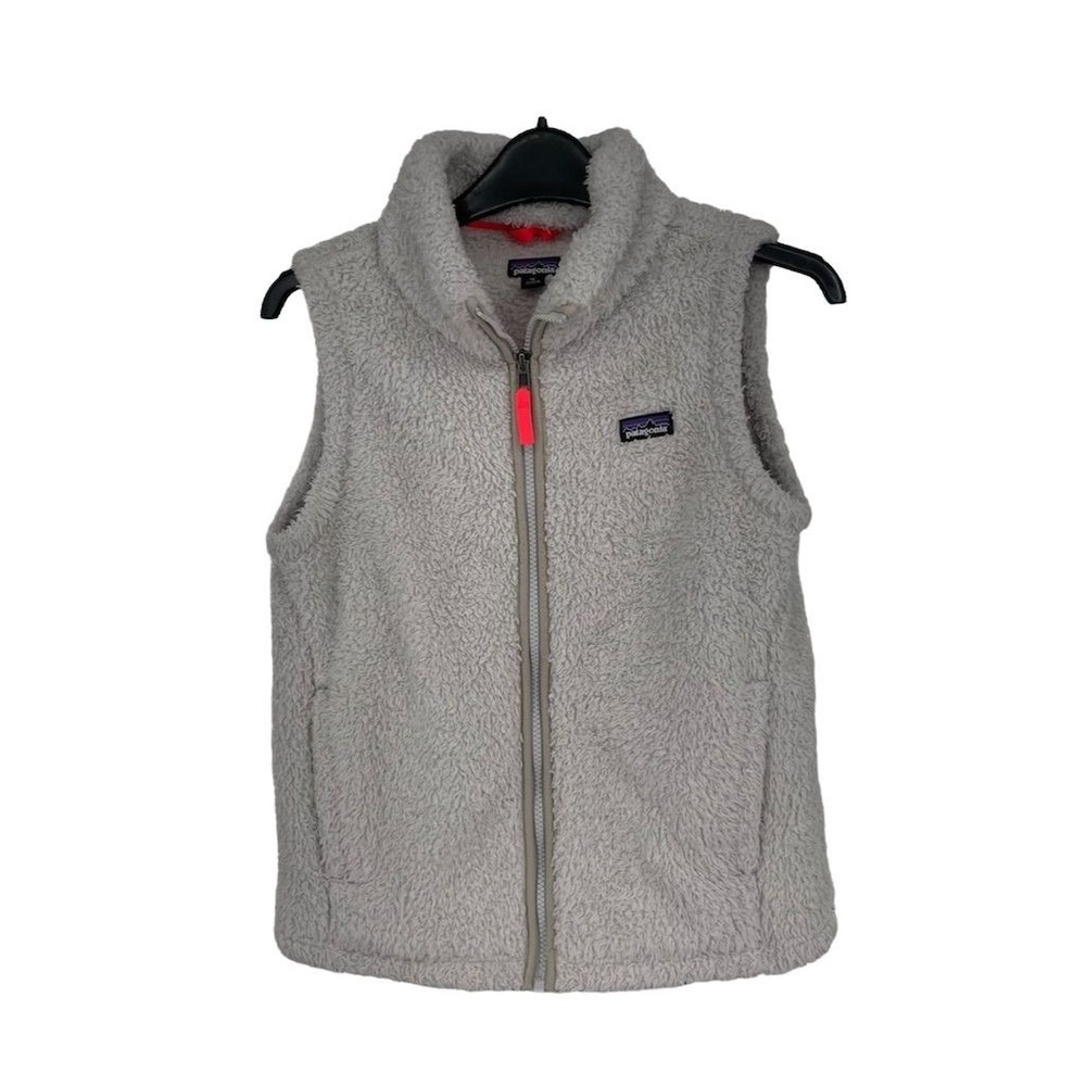 Patagonia‎ Girl's Los Gatos Vest Gray Size 14 XL Casual Zip-Up